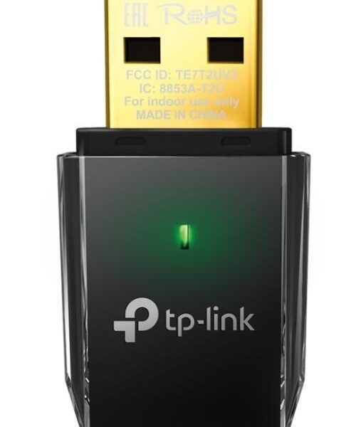 TP-Link Archer T2U WiFi5 USB adapter (AC600,2,4GHz/5GHz,USB2.0)