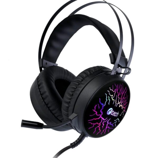 C-TECH Herní sluchátka Astro (GHS-16), casual gaming, LED, 7 barev podsvícení