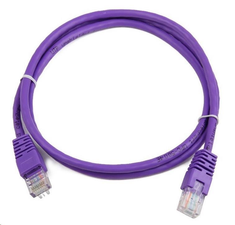 GEMBIRD UTP Cat5e Patch kábel 0,5 m, fialový