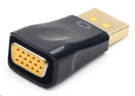 Redukcia GEMBIRD DisplayPort na VGA (M/F, čierna)