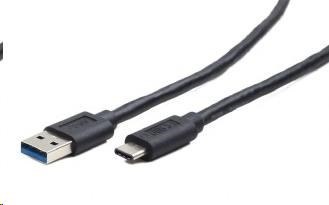 GEMBIRD USB 3.0 Kábel AM na typ C (AM/CM), 1 m, čierny