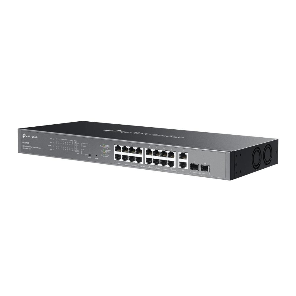 TP-Link OMADA switch ES220GMP (16xGbE,2xGbE/SFPcombo,16xPoE+,250W)