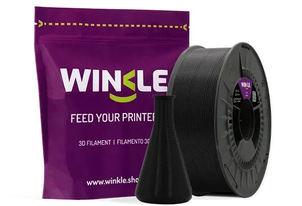 WINKLE PP (POLYPROPYLENE) FILAMENT BLACK 1,75MM 700G
