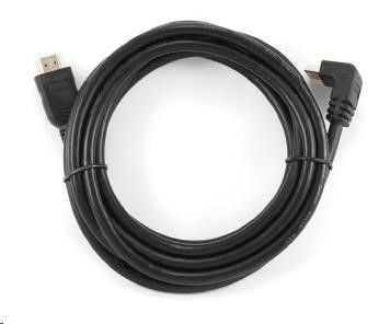 GEMBIRD Kabel HDMI - HDMI 90°, 4K 60Hz, 3m, černá