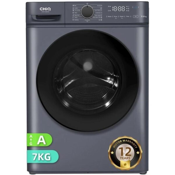 CHiQ Parní pračka 7 kg CHiQ CW07123863AX Steam Space Pro + 12 let záruka na motor