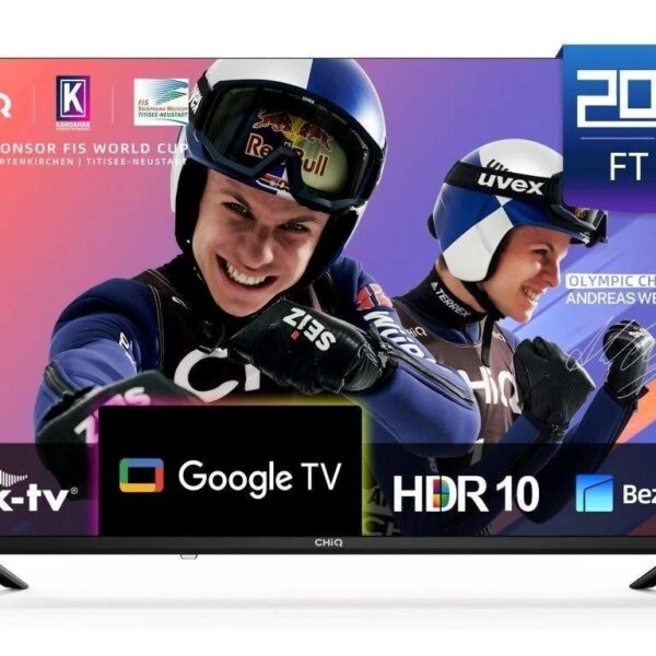 CHiQ LF32FT TV 32", FHD, smart, Google TV, dbx-tv, Dolby Audio, Frameless