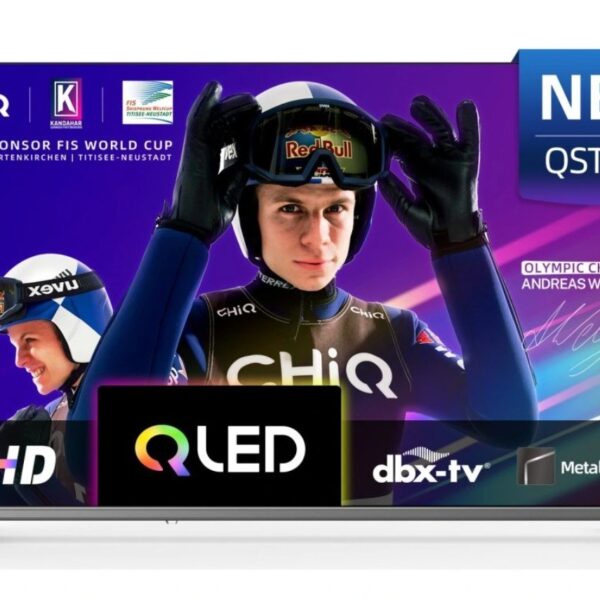 CHiQ L43QST TV 43", FHD, QLED, ultratenká, Android14, Dolby Audio, Frameless