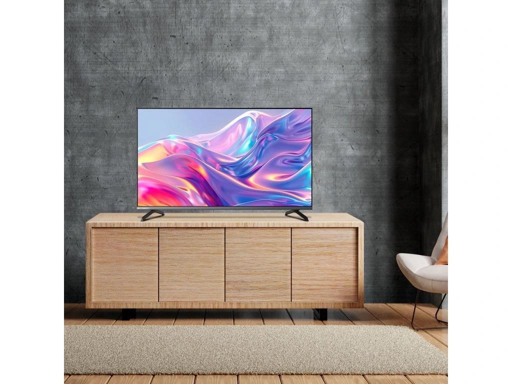 CHiQ U55QST TV 55", UHD, QLED, ultratenká, Google TV, DLG 120 Hz, Dolby Audio, Frameless, metalická