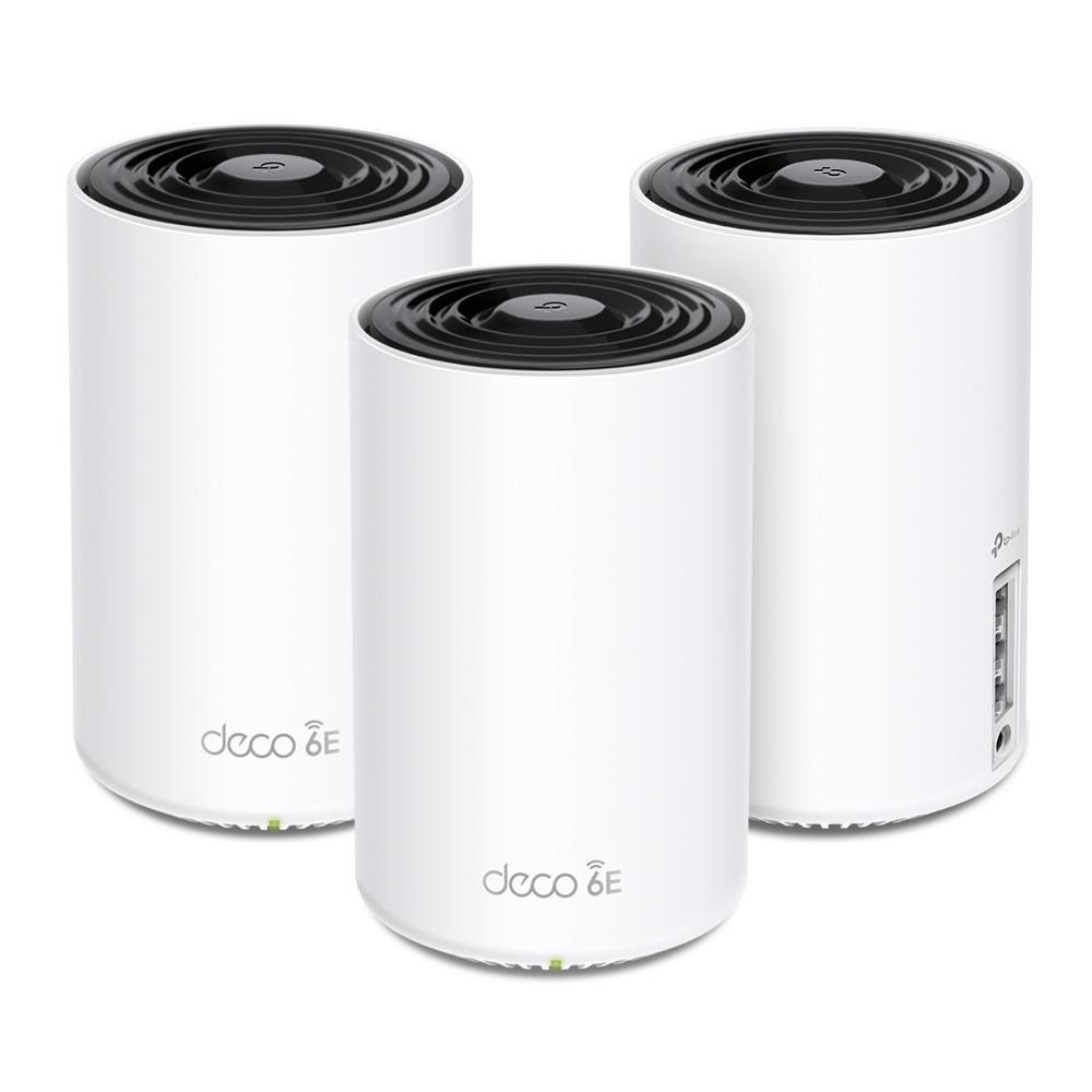 BAZAR - TP-Link Deco XE75(3-pack) WiFi6E Mesh (AXE5400, 2,4GHz/5GHz/6GHz,3xGbELAN/WAN) - Rozbaleno (Komplet)