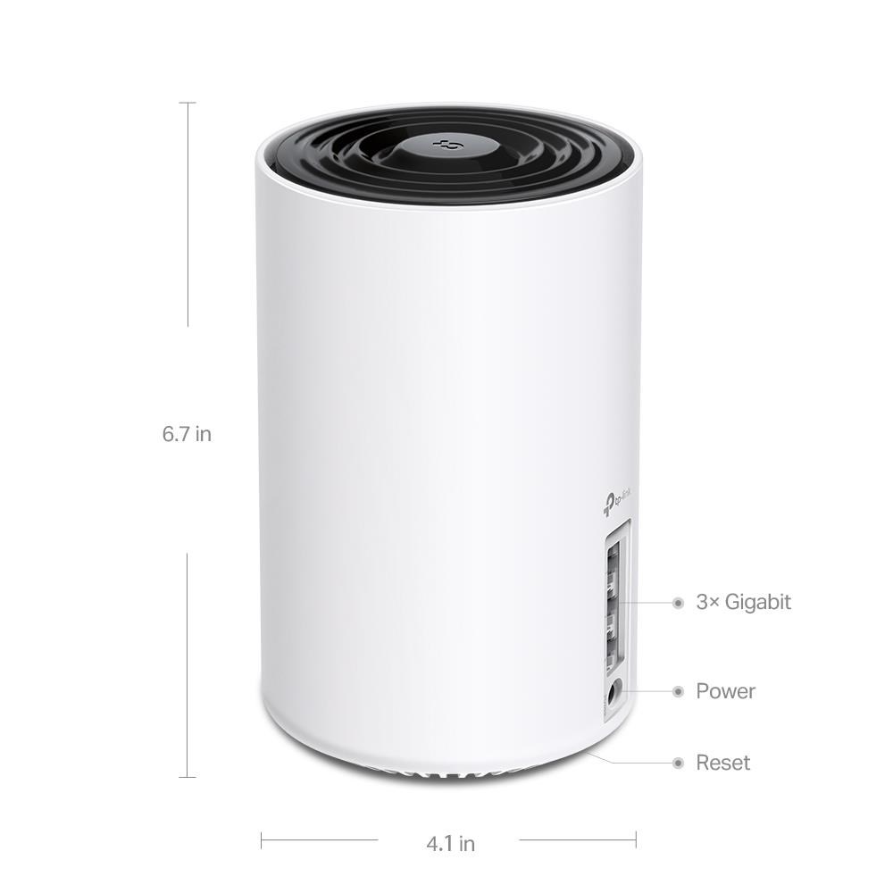 BAZAR - TP-Link Deco XE75(3-pack) WiFi6E Mesh (AXE5400, 2,4GHz/5GHz/6GHz,3xGbELAN/WAN) - Rozbaleno (Komplet)
