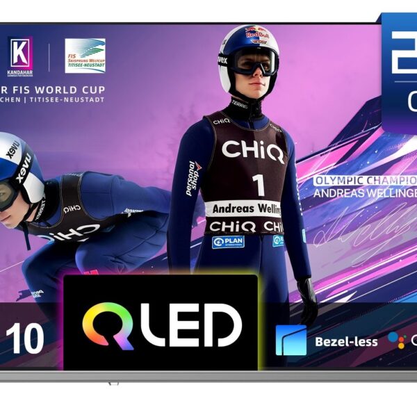 CHiQ L40QST TV 40", QLED, Full HD, Google TV, Frameless, Dolby Audio, dbx-tv, HDR 10