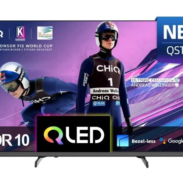 CHiQ L32QST TV 32", QLED, Full HD, Google TV, Frameless, Dolby Audio, dbx-tv, HDR 10