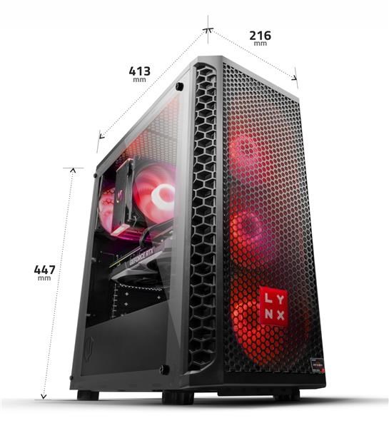 LYNX Challenger Ryzen 5 8400F 32GB 1TB SSD NVMe RTX 5060 Ti 8G W11 Home
